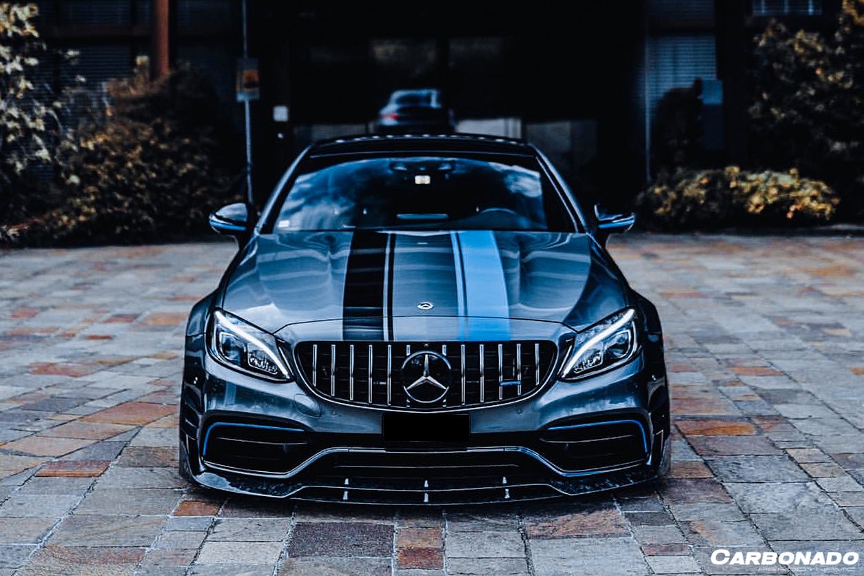 2015 - 2021 Mercedes Benz W205 C63 & S AMG Coupe BR Style Front Lip